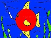 Jouer à Red Fat Fish Coloring Game