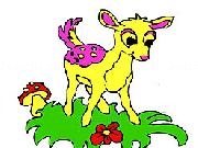 Jouer à Cute Deer Coloring Game