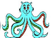 Jouer à Old Octopus Coloring Game