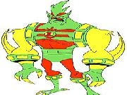 Jouer &agrave; Green Alien Coloring Game