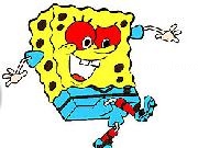Jouer à Footballer Spongebob Coloring Game