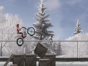 Jouer à Bike Trial Snow Ride