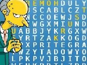 Jouer à Simpsons word search