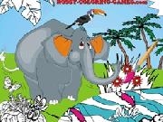 Jouer à Coloring Elephant