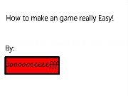 Jouer à How to make a game for newbeginners