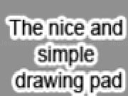 Jouer à The nice and simple drawing pad