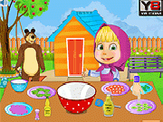 Jouer &agrave; Masha Cooking Russian Garden Salad