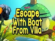 Jouer à Escape With Boat From Villa