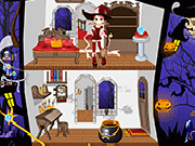 Jouer à Witch House Halloween Decoration