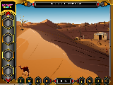 Jouer à Escape from desert using helicopter