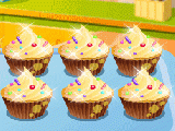 Jouer à Spongy banana cupcake