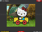Jouer à Hello Kitty Car Puzzle