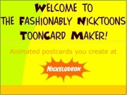 Jouer à The fashionably nicktoons tooncard maker
