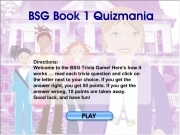 Jouer à Bsg book 1 quizmania