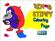 Jouer à Ren and stimpy coloring page