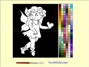 Jouer à Cute fairy coloring