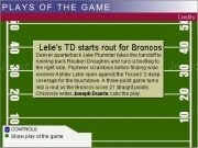 Jouer à Lelies td starts rout for broncos