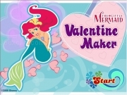 Jouer à The little mermaid valentine maker