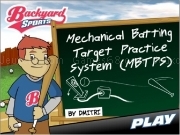Jouer à Backyard sports - mechanical batting target practice system