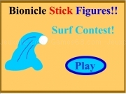 Jouer à Bionicle stick figures - surf contest