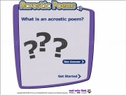 Jouer à Acrostic poems