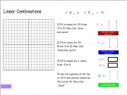 Jouer à Linear combinations