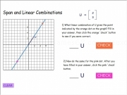 Jouer à Span and linear combinations