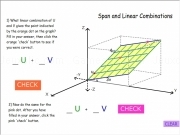 Jouer à Span and linear combinations