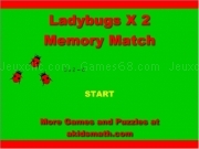 Jouer à Ladybugs memory match