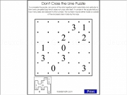 Jouer à Dont cross the line puzzle