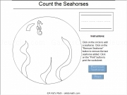 Jouer à Count the seahorses