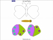 Jouer à Cut paste butterfly
