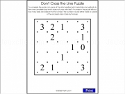 Jouer à Dont cross the line puzzle 8