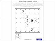 Jouer à Dont cross the line puzzle 7