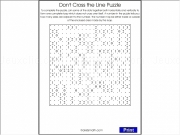 Jouer à Dont cross the line puzzle 4