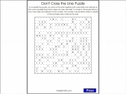 Jouer à Dont cross the line puzzle 6