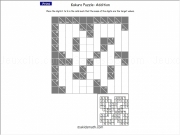 Jouer à Kakuro puzzle - addition