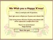 Jouer à Wish you happy christmas quiz