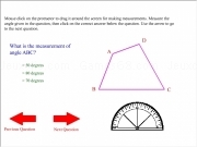 Jouer à Measuring angles quiz
