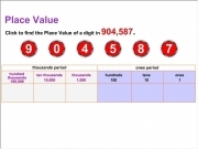 Jouer à Place value quiz