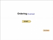 Jouer à Ordering true or false level 2