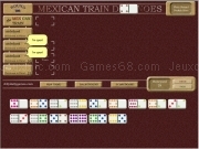 Jouer à Mex train dominoes