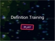 Jouer à Definition training