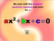 Jouer à Quadratic equation