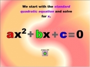 Jouer à Quadratic equation