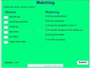 Jouer à Money idioms