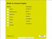 Jouer à British vs american vocab 3