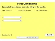 Jouer à First conditional