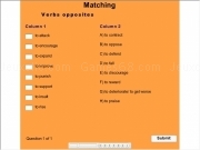 Jouer à Verb opposites preint 2