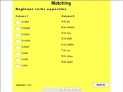 Jouer à Easy verbs opposite